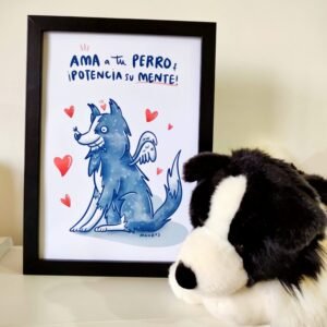 Lámina «Ama a tu perro»