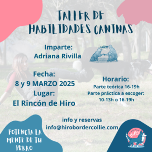 Taller de Habilidades Caninas